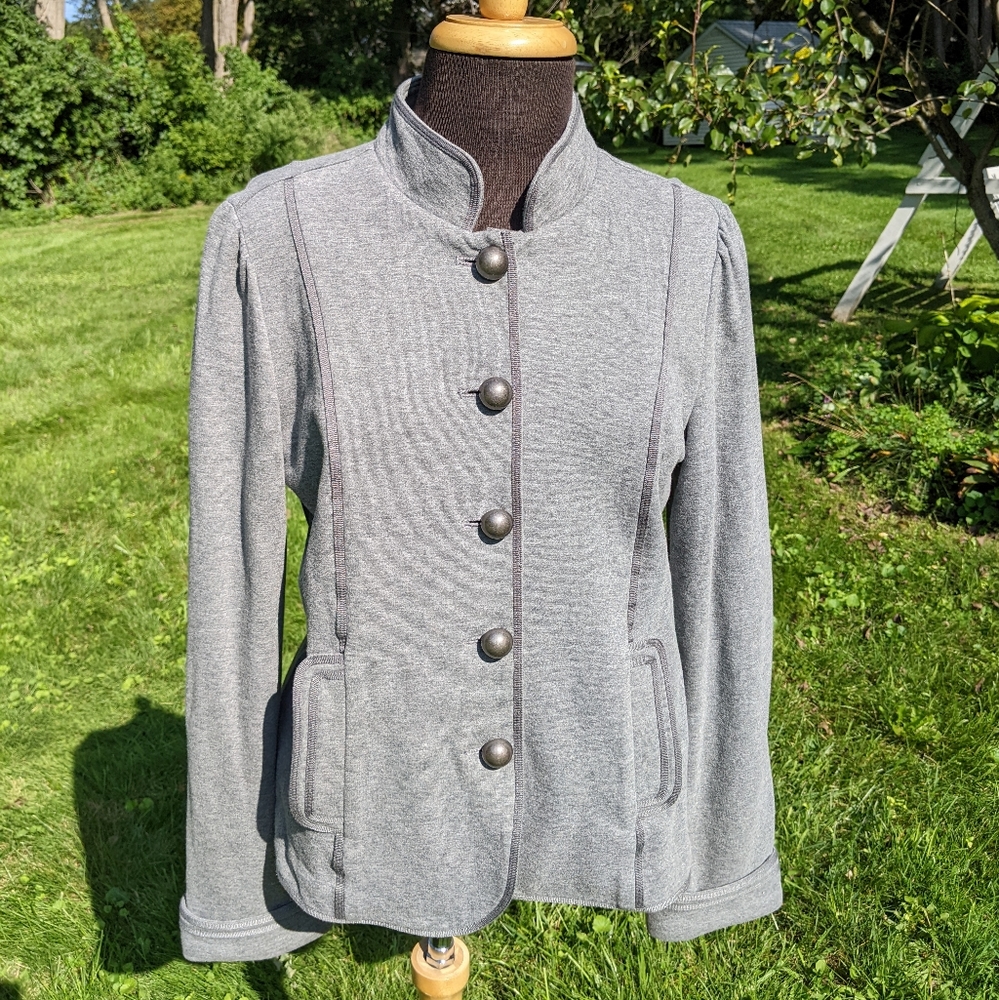 Express Mandarin Collar Fleece Jacket